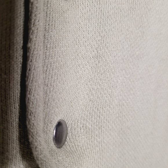 Miles By Madewell Bomber Jacket Womens Olive Green XXS Football Snap Button - Picture 9 of 10